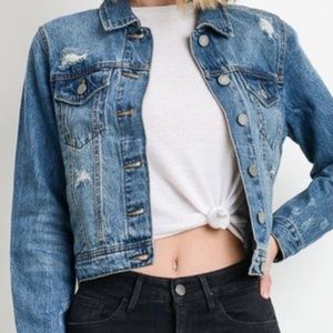 Plus Size Denim Jacket